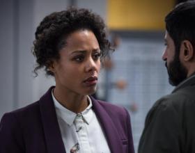 NINA TOUSSAINT-WHITE and MICHAEL SHAEFFER star in BBC One's, BODYGUARD 